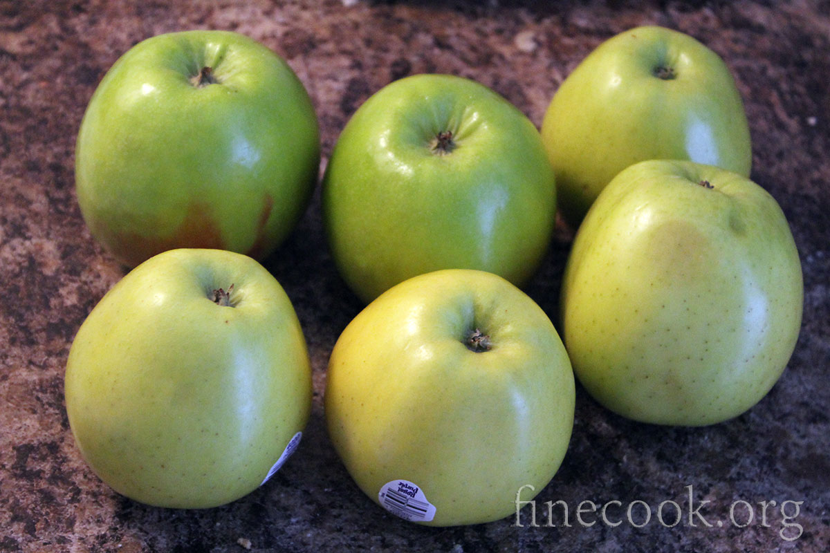 Галеты с яблоками
