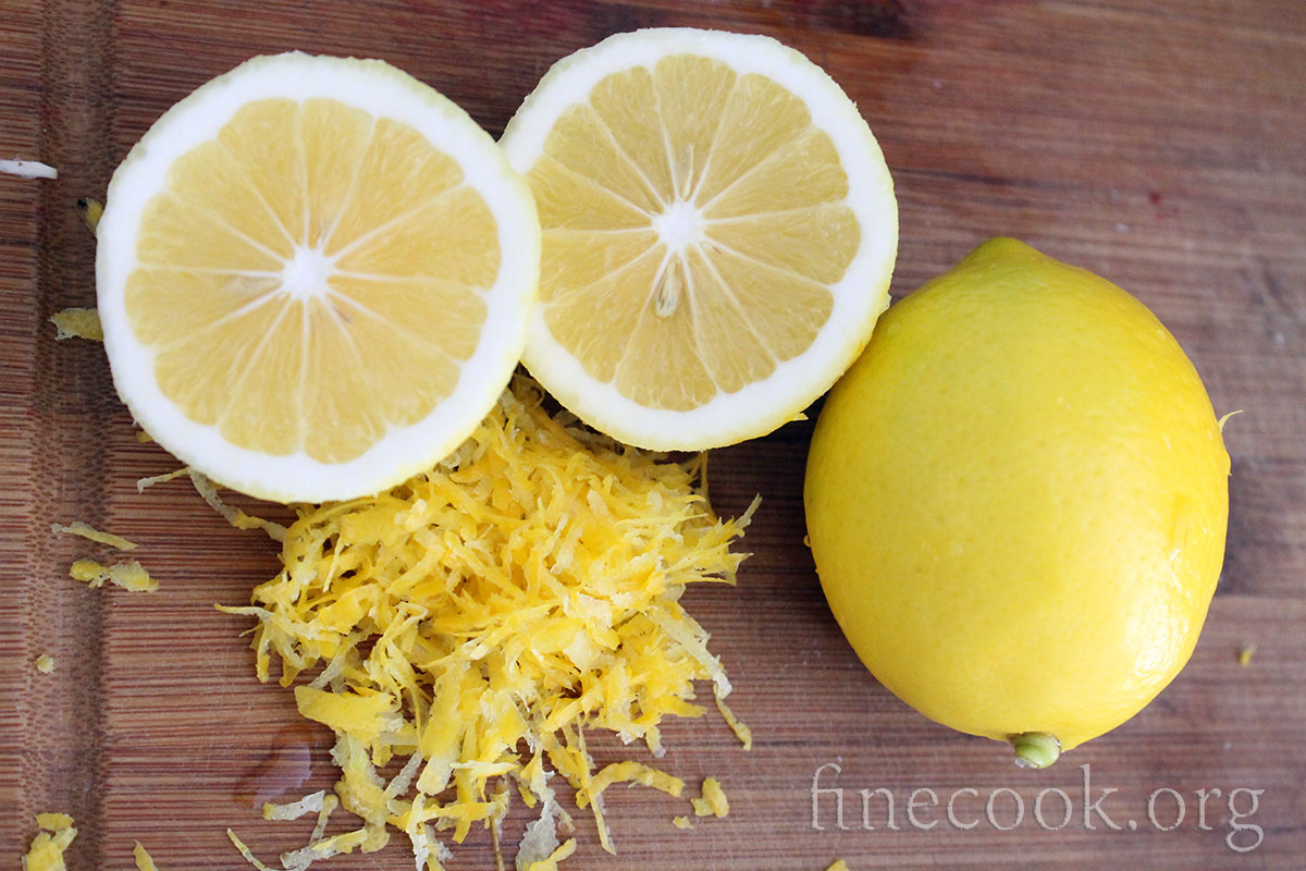 Пирог-пудинг с лимонами Meyer
